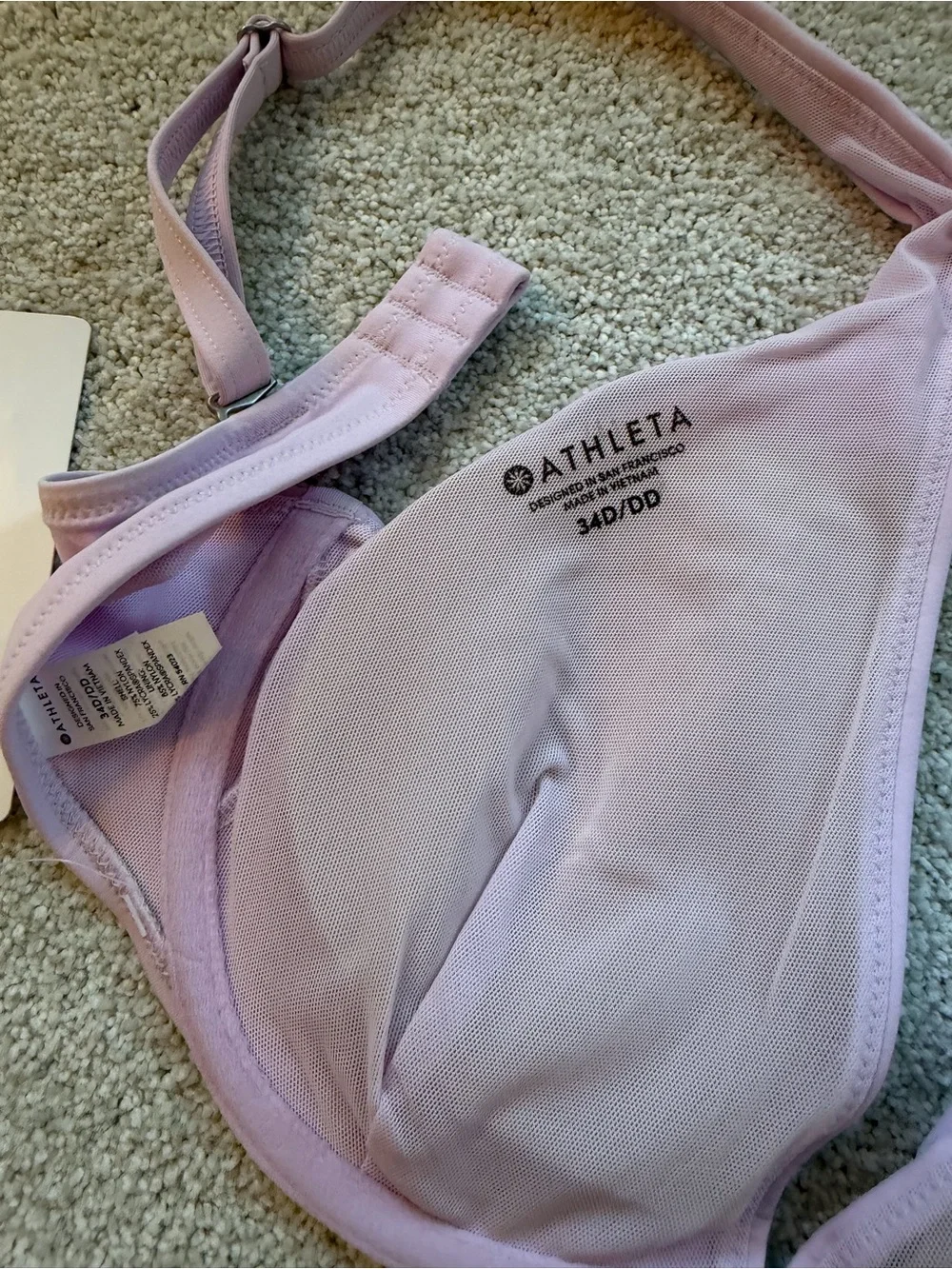NWT Athleta Lavender Bikini Set - Picture 5 of 5